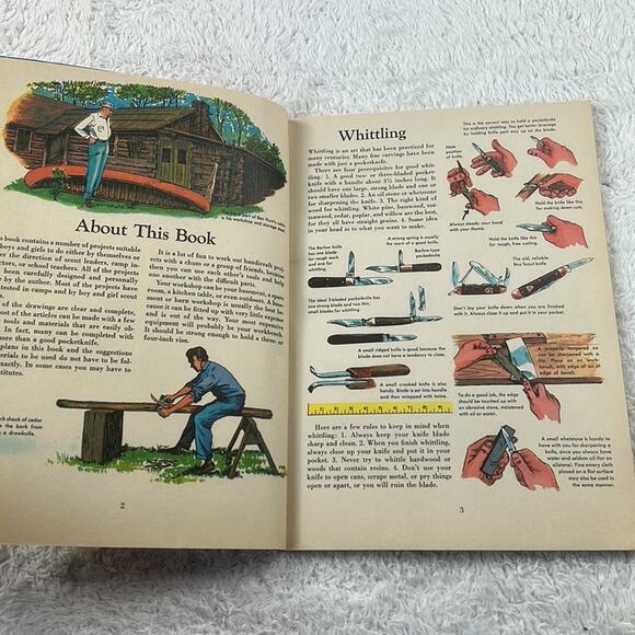 Vintage 1964 Crafts and Hobbies W Ben Hunt Golden Hobby Book - softcover - Picture 3 of 6